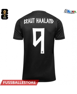 Günstige Norwegen Erling Haaland #9 Auswärtstrikot WM 2026 Kurzarm